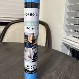The Paper Studio Iron-On Papercrafts 1751809 Blue Solid